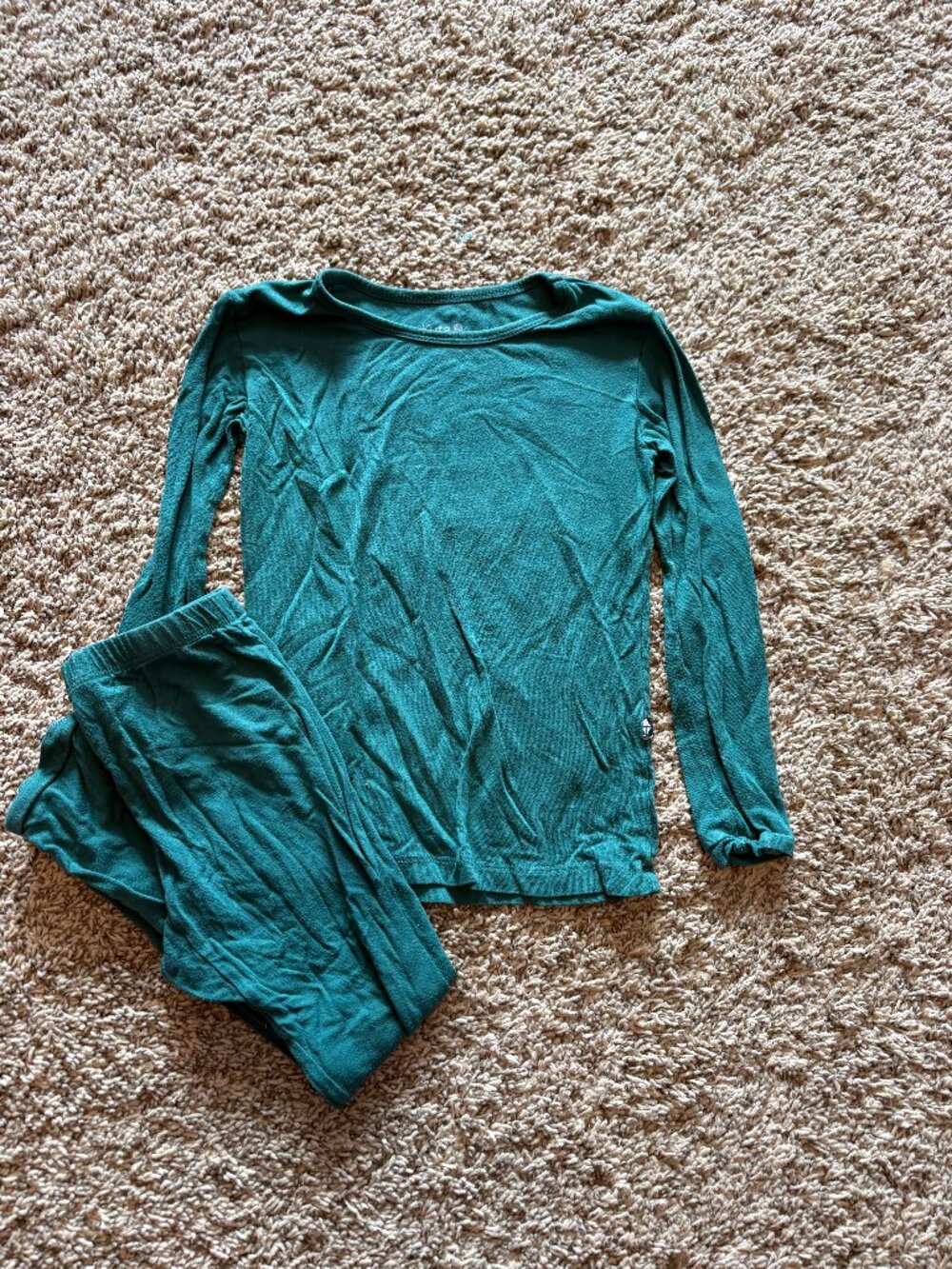 Kyte Baby Emerald green bamboo pajama set - Play Condition